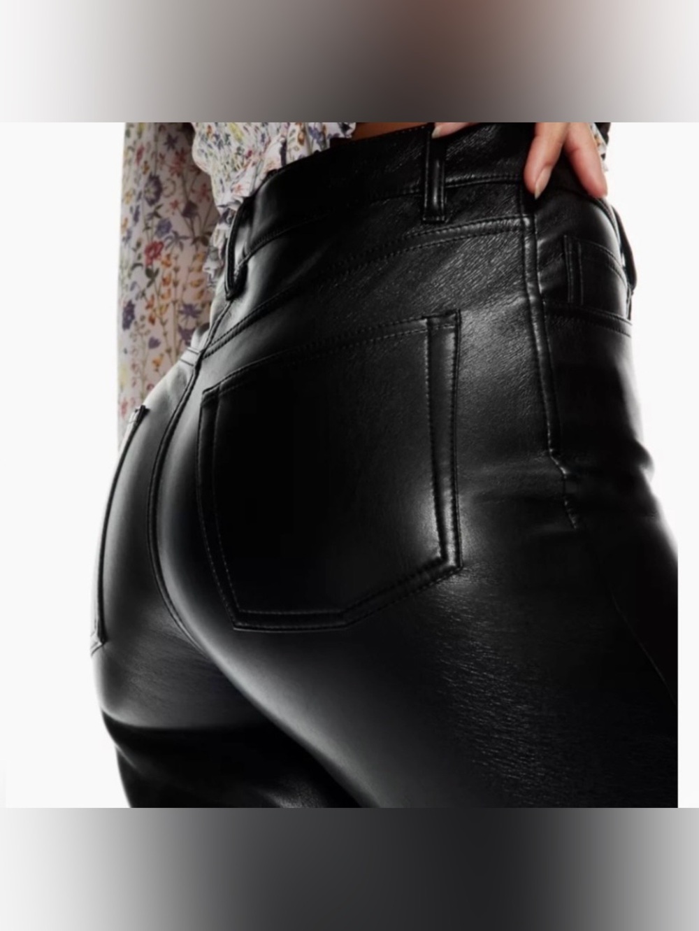 Wilfred Melina High-Waist Faux Leather Pants - Black